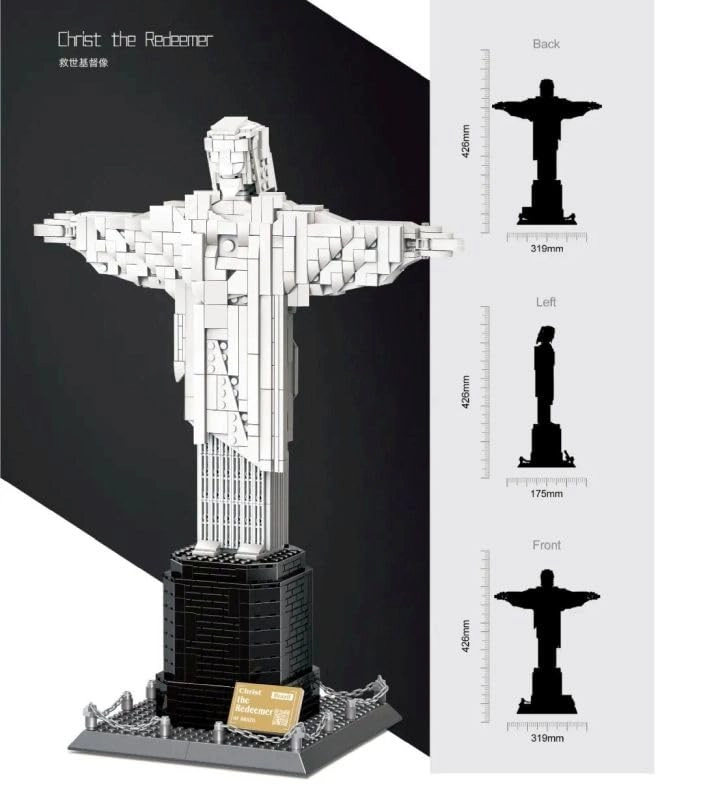 Christ the Redeemer - Architecture Model Building Blocks