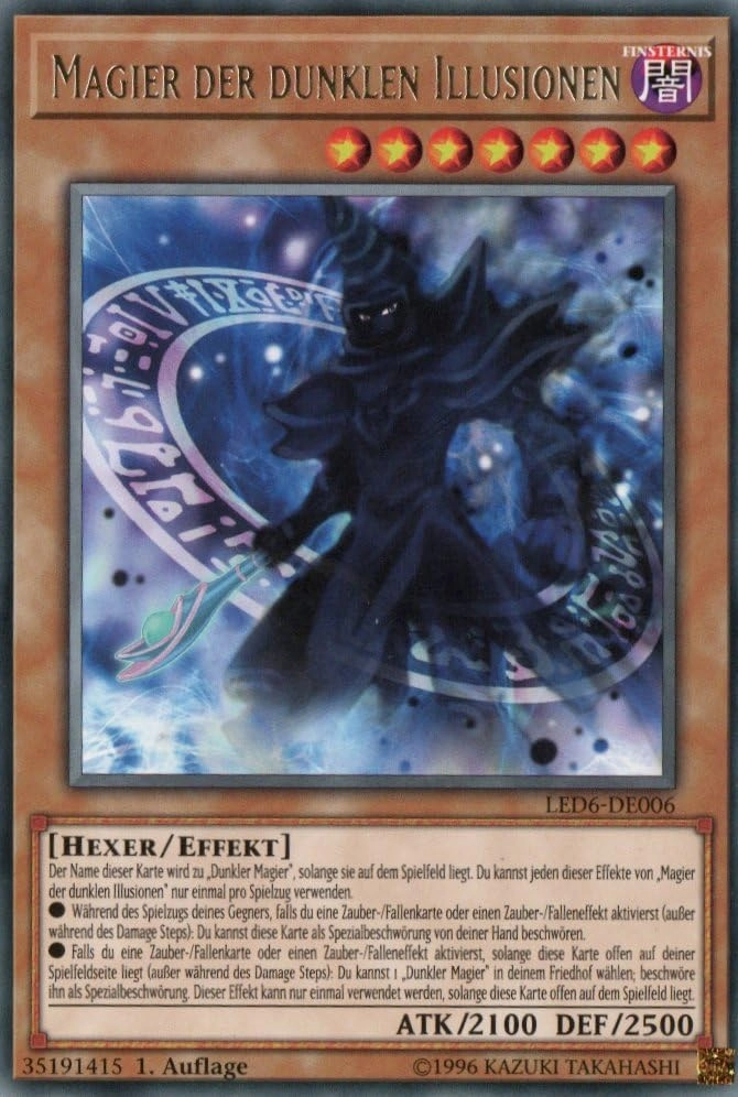 MZTCG Legendary Duelist: Magical Hero Magician of Dark Illusions LED6-DE006 - German