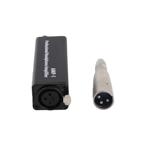 In-Ear Monitor Amplifier - XLR to 3.5MM Individual Volume Control Aluminum Alloy