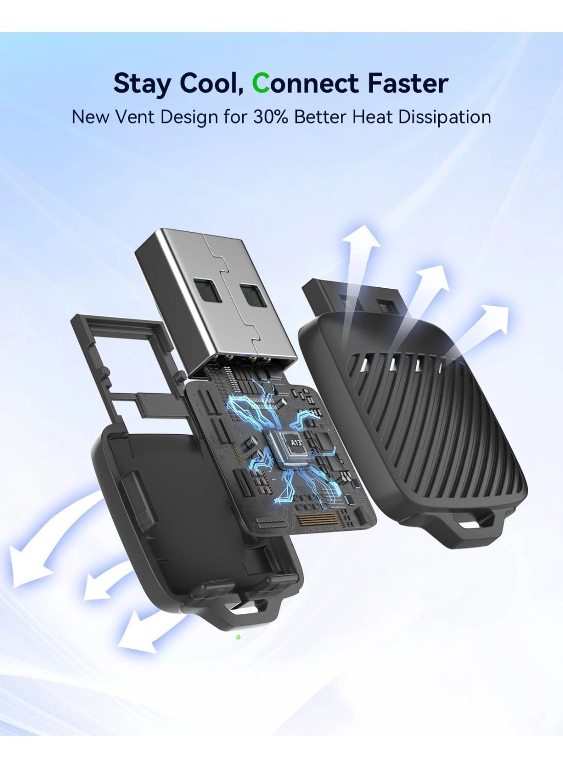 Wireless CarPlay Adapter - Mini USB Plug and Play