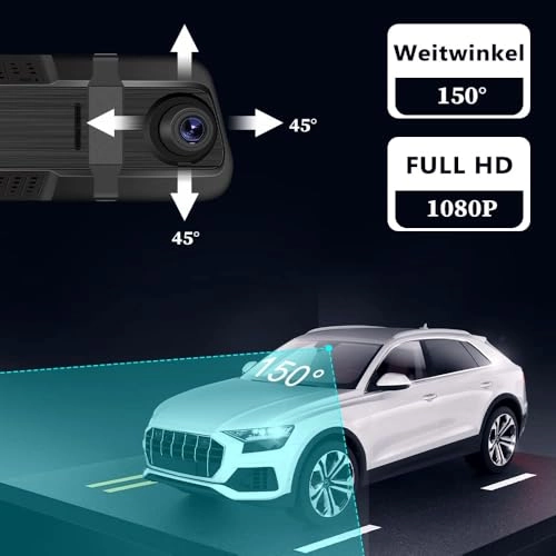 Mirror Dash Cam - 1080P