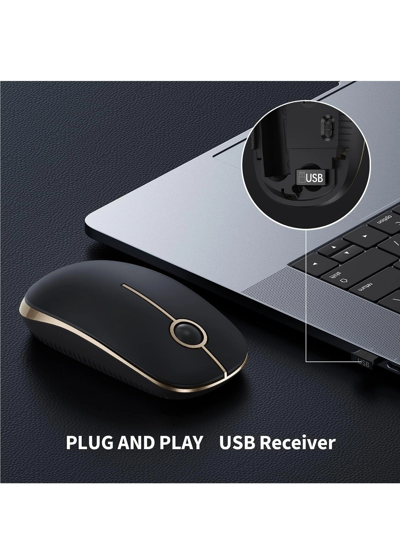 Slim Portable Mouse - Wireless