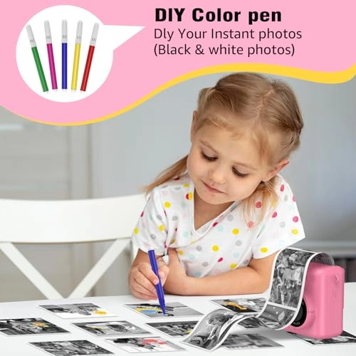 Z12 - Instant Print Camera 1080P Pink