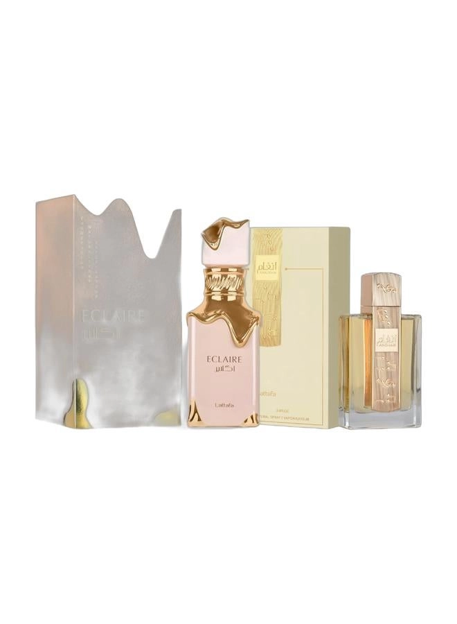 Lattafa Eclaire Eau de Parfum 100ml + Angham Eau de Parfum 100ml