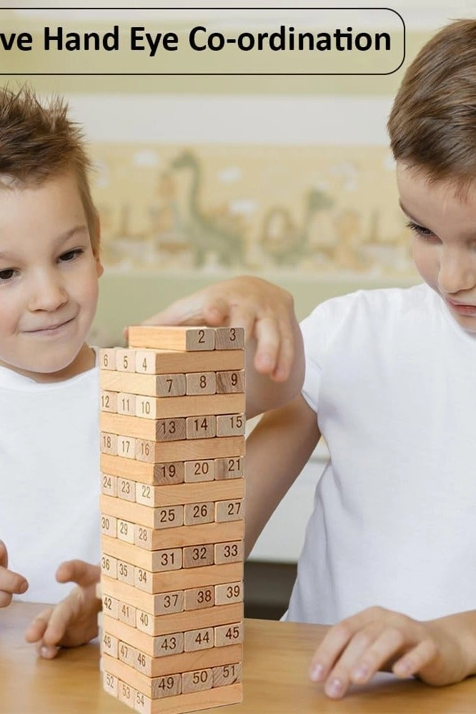 Tumble Tower - Kids and Adults 54 pieces