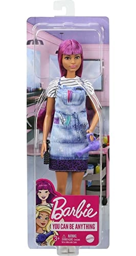 Barbie Salon Stylist Doll - 12-In/30.40-Cm Purple Hair Ages 3+