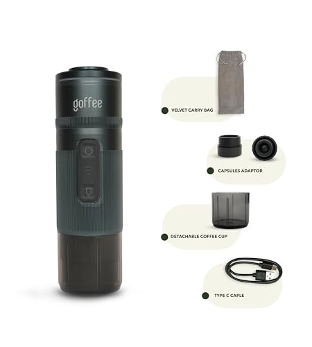 Portable Espresso Machine - Rechargeable 18-Bar 80ml