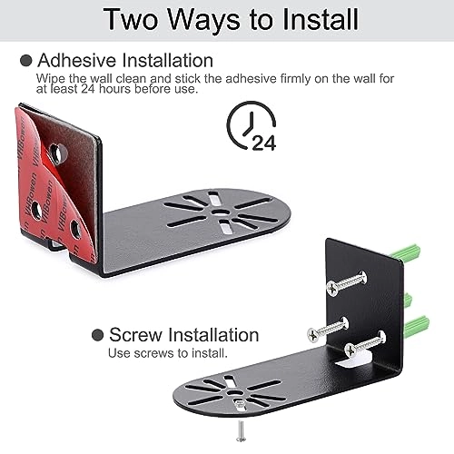 Surveillance Bracket - Metal White Set