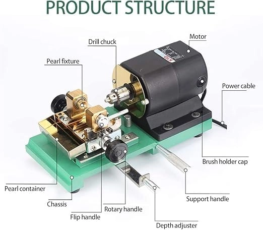 Pearl Drilling Machine - 480W 500-18000rpm