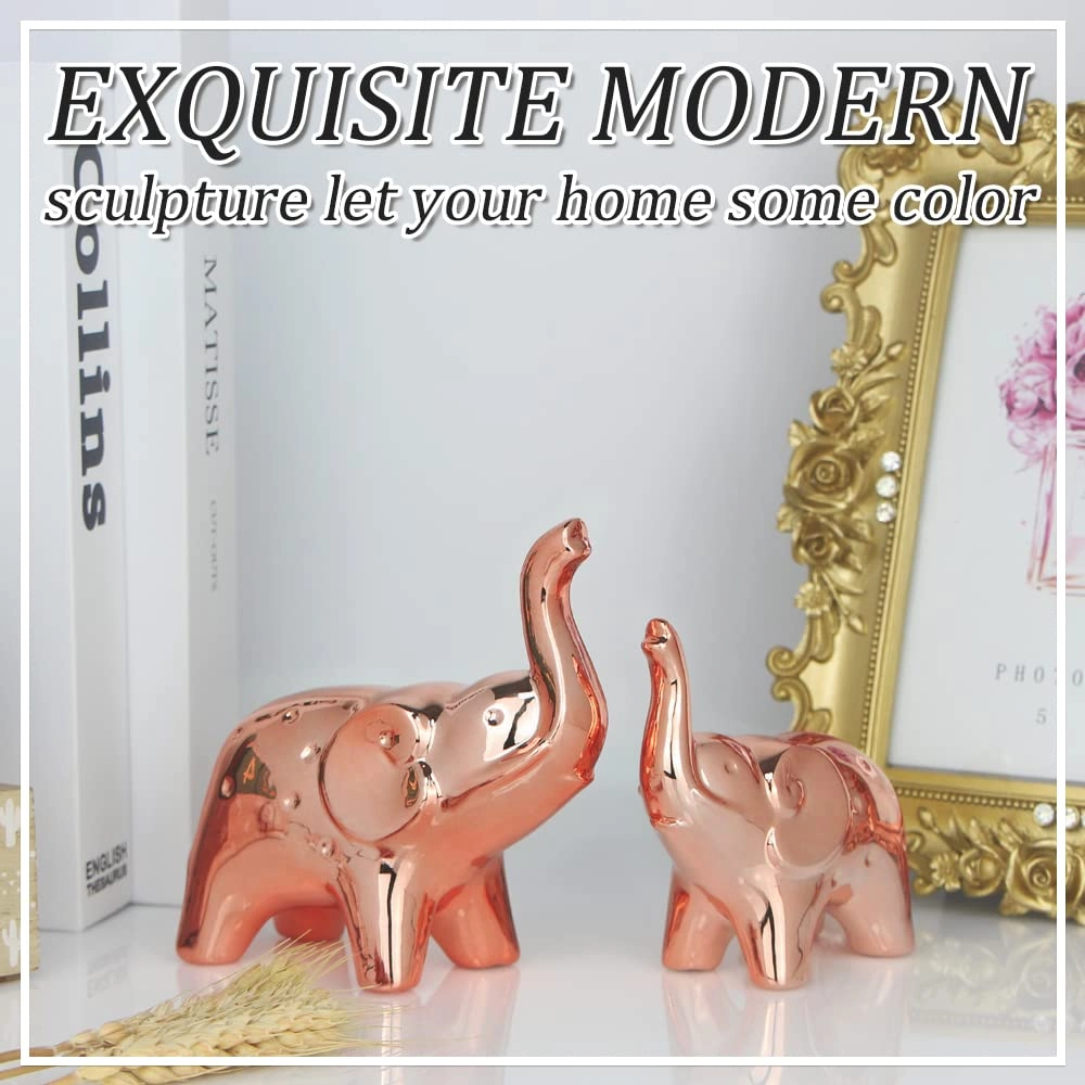 Elephant Statue - Ceramic , Resin