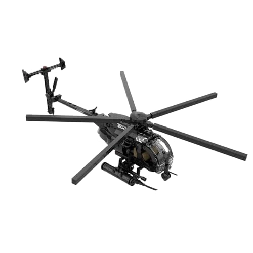 MH-6 Little Bird Helicopter - Army Plane 595pcs