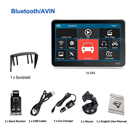 GPS Navigator for Trucks 15641563123 - 5 inch 8GB Russia Free Lifetime Map Updates