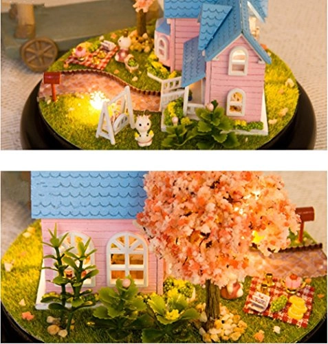 Dollhouse Miniature DIY House Kit - Creative Room 1:100