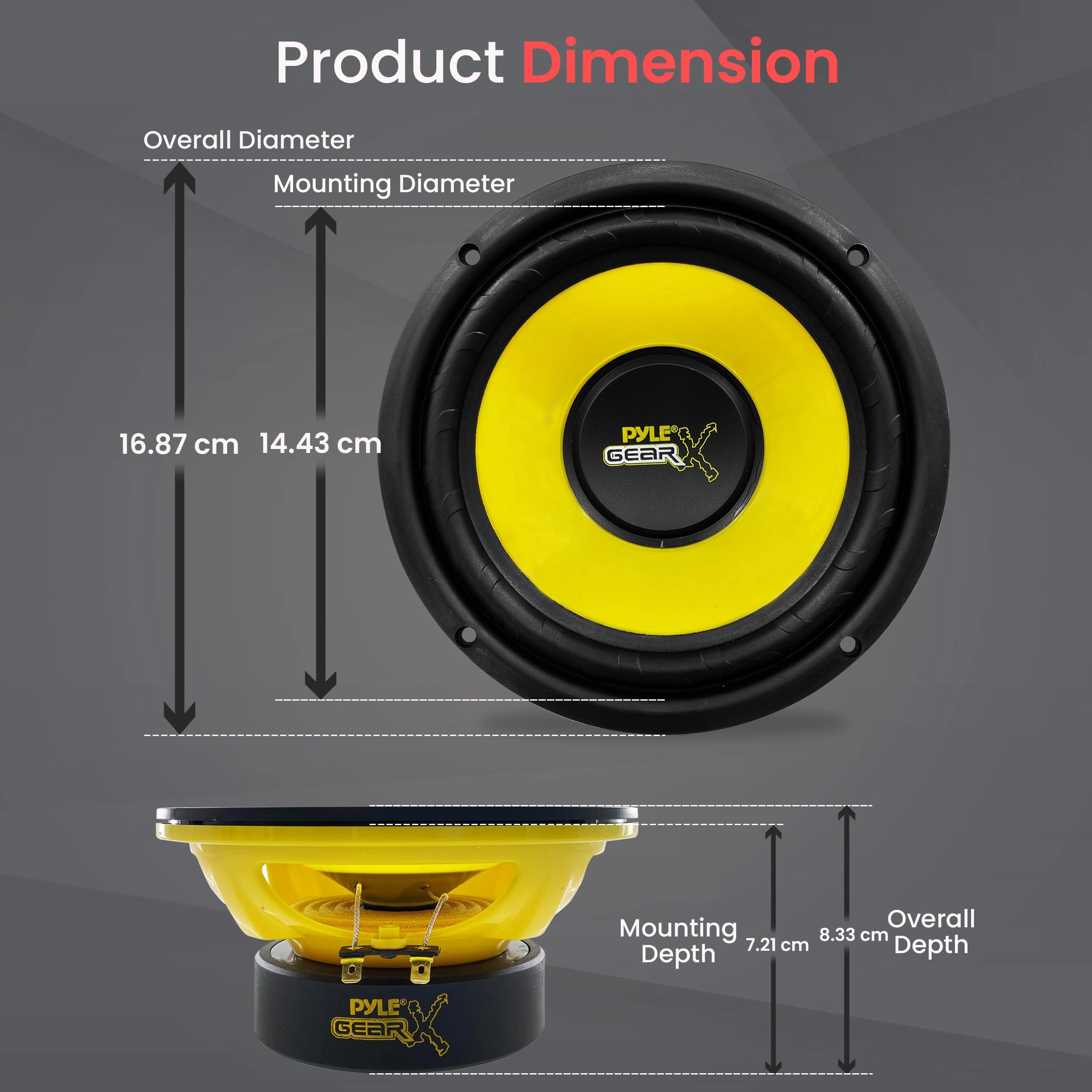 PLG64 - 6.5 Inches Woofer