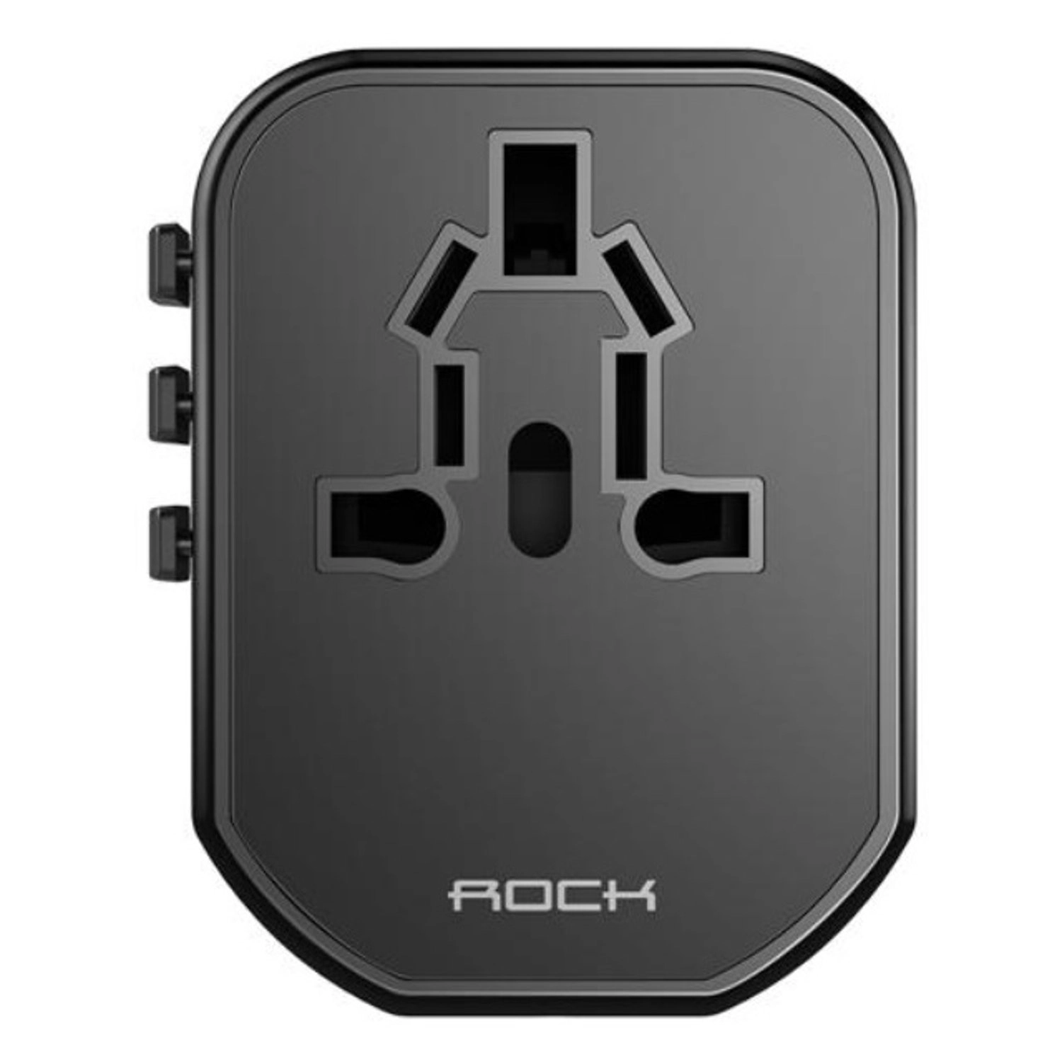 ROCK 5V/3A Dual USB Universal Adaptor - EU, AU, UK, and US