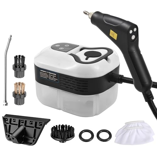 Handheld Steam Cleaner - 1500W 3 Brush Heads