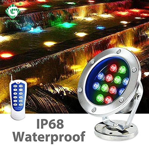 Low Voltage RGB Underwater Pond Led Light - 39 inches
