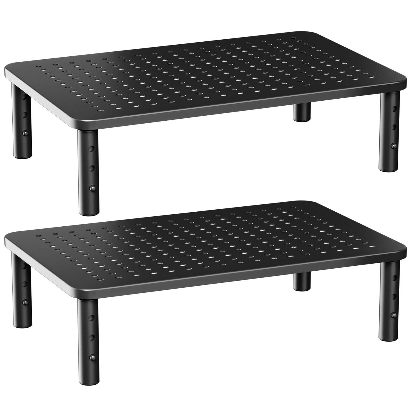 Monitor Stand - Height Adjustable 2 Monitors Pack