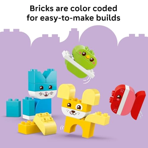Creative Cute Pets - 3 in 1 8 BRICK-BUILT TOY ANIMALS
