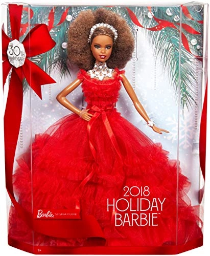 Barbie Holiday - Brunette Red Gown