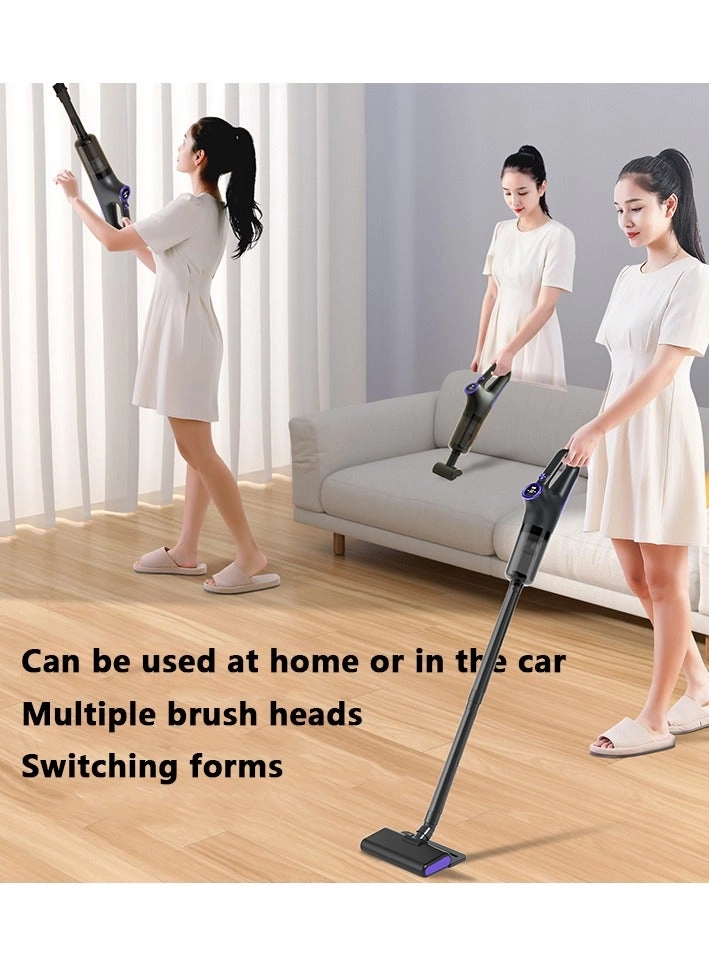 Cordless Vacuum Cleaner - 15000PA 50min 2-in-1