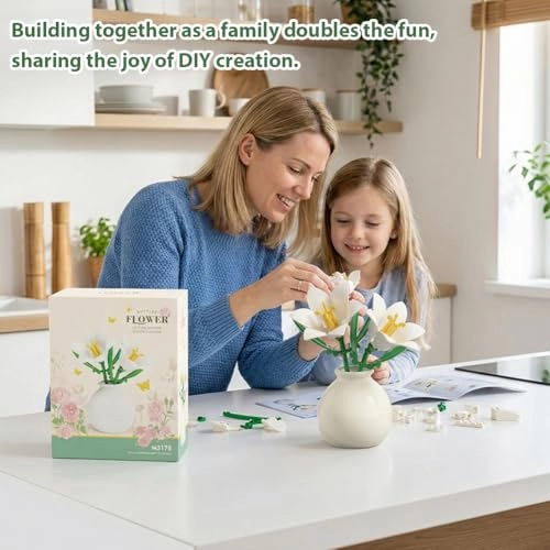Flower Building Block Toy - 2pcs