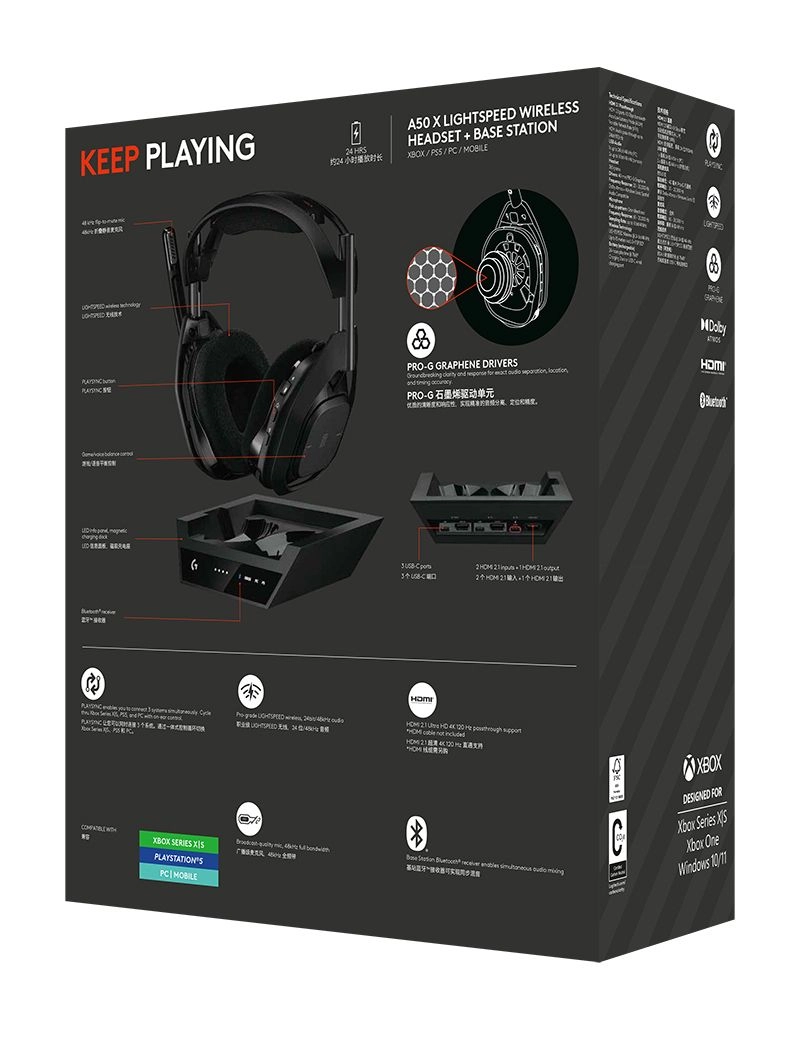 A50 X - Wireless Headset + Base Station