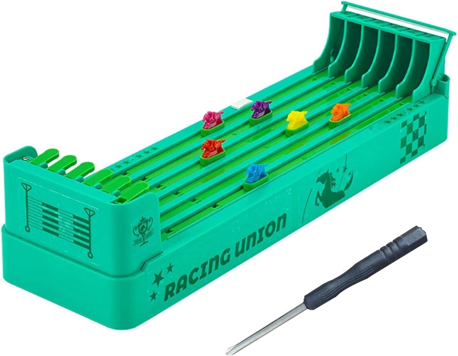 NALACAL Horse Racing Game - Mini Portable Tabletop Soccer