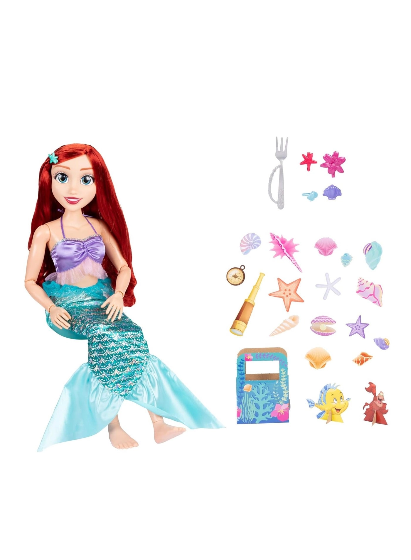 Ariel Doll - 32-Inches Plastic Ages 3+