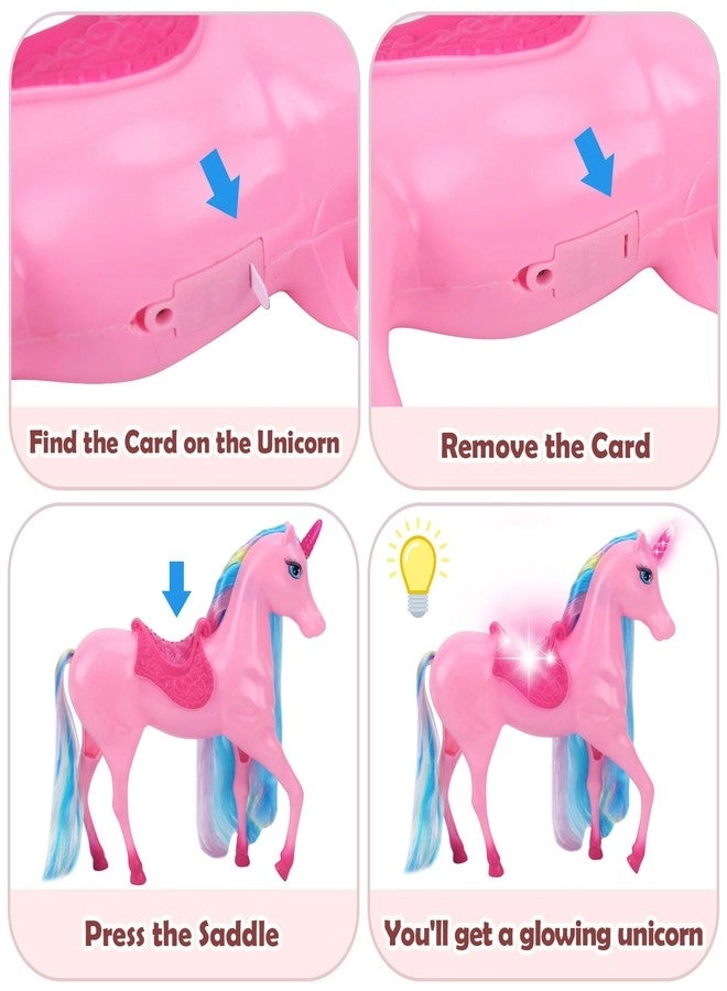 Unicorn Princess Doll - Magical Light Mane and Tail Set