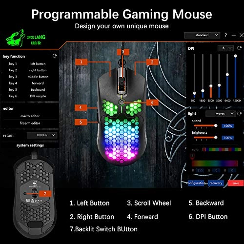 Luminous Charging Mouse - Wireless