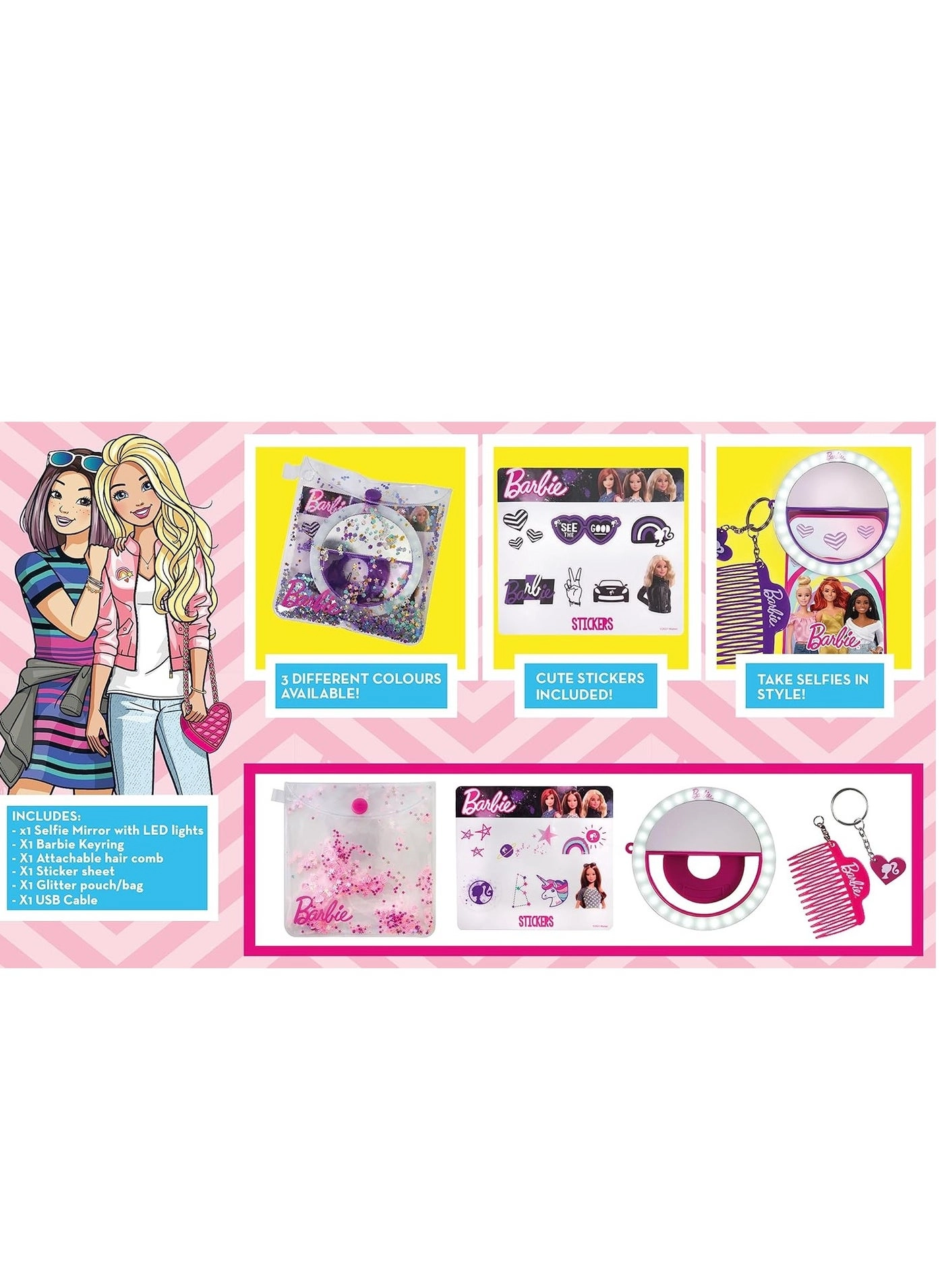 You Can Be Anything Shine Bright Selfie Mirror - Assorted