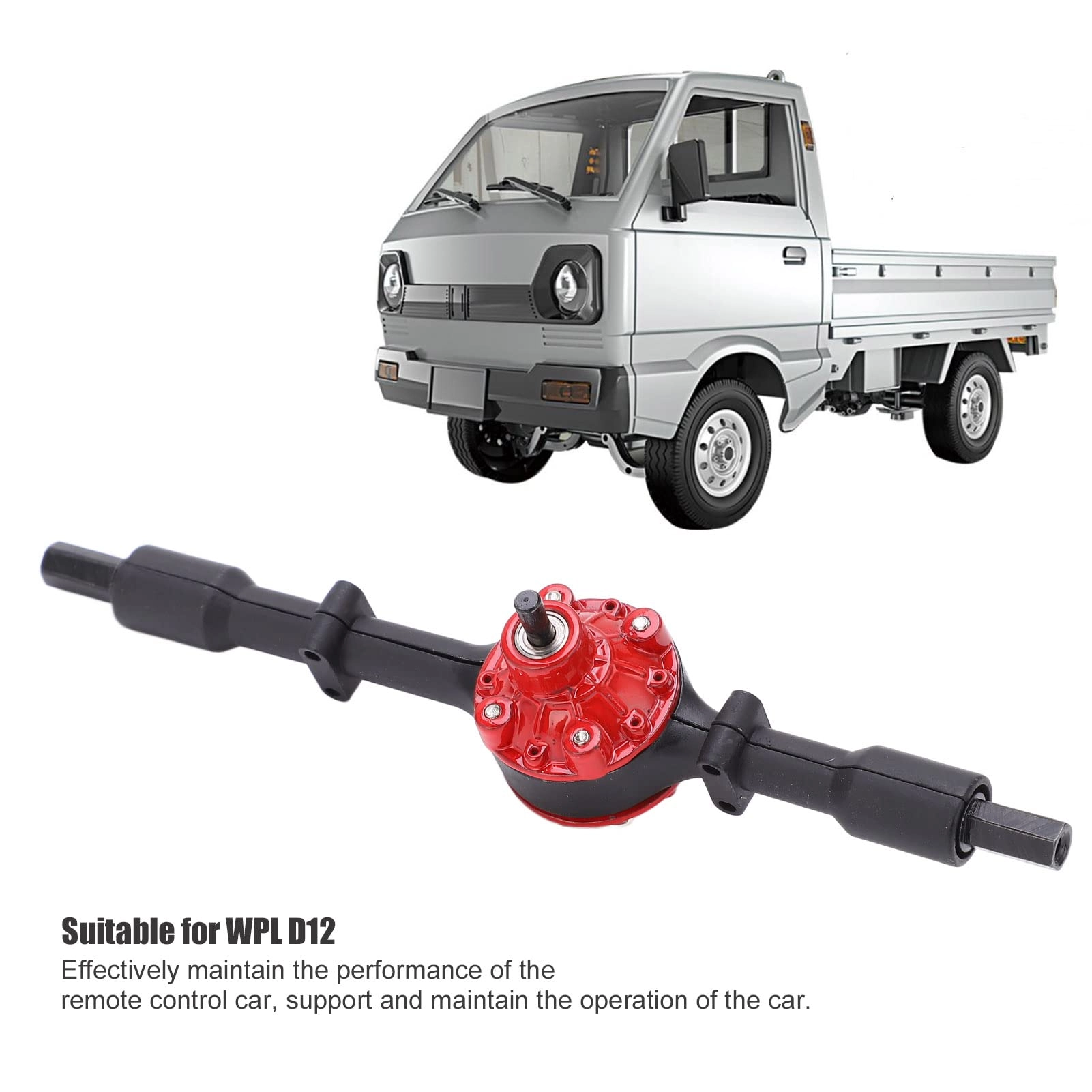 Metal Front Rear Axle Set - 1/12