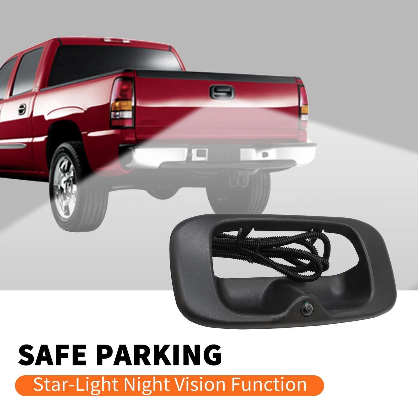 Rear Tailgate Handle Backup Camera - Night Vision 1280*960 pixels