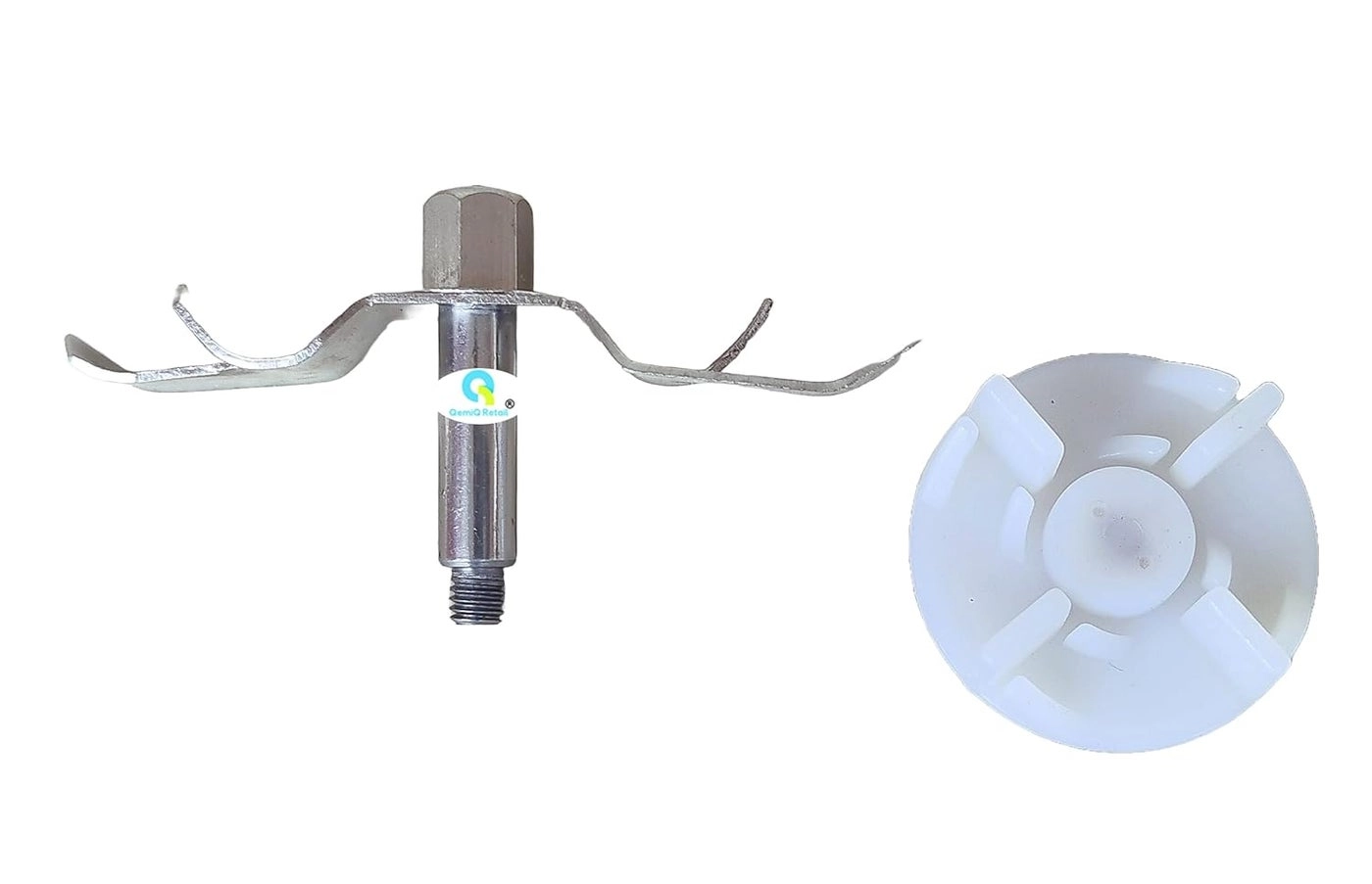 Chutney Mixer Grinder jar - 1 piece + jar coupler - 1 + medium jar blade - 1 stainless steel