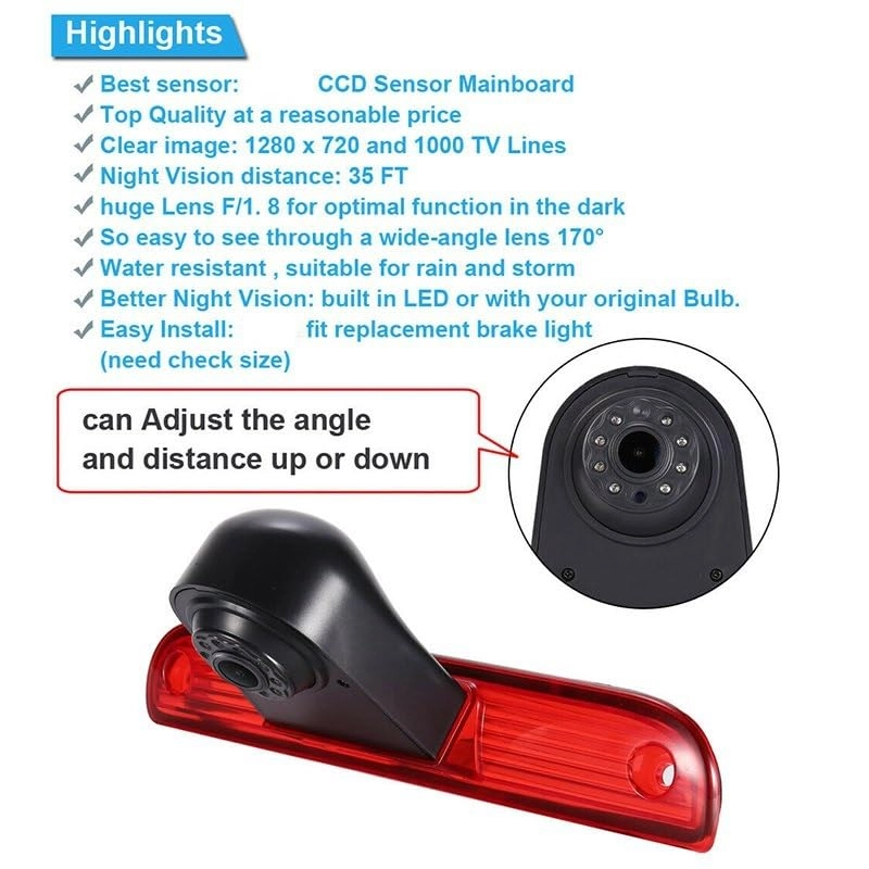 Reversing Camera - Night vision 1280 x 720