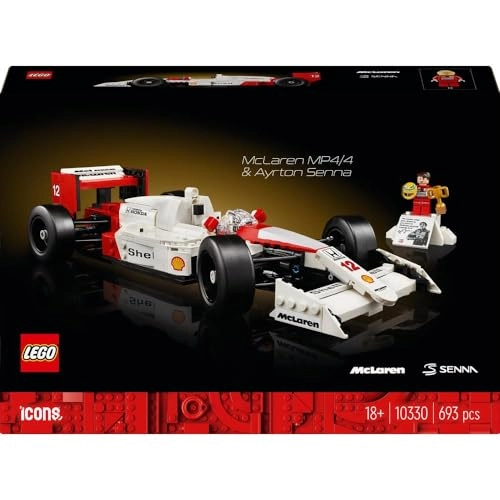 Icons McLaren Model Car MP4/4 & Ayrton Senna (10330)