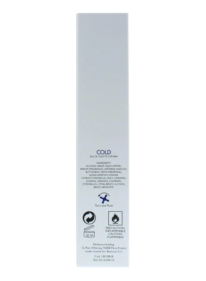 Cold Silver Eau de Toilette 100ml