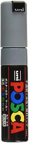 Uni-Ball Posca Bold Marker - Gray Bold