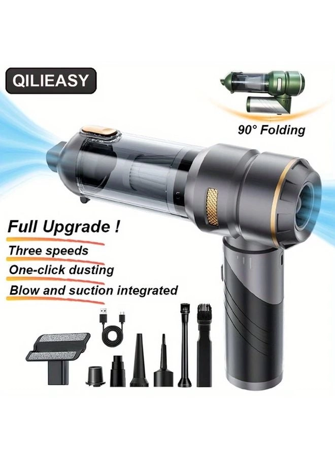 4-in-1 Wireless Handheld Vacuum Cleaner - 2000mAh