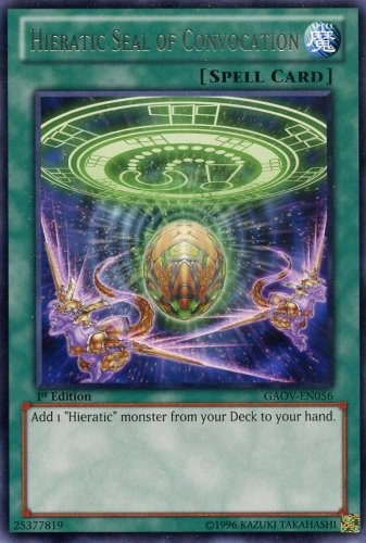 Hieratic Seal of Convocation GAOV-EN056