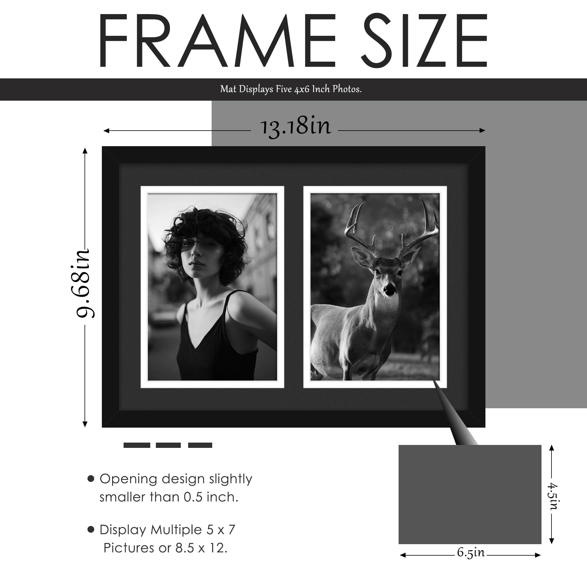 Double 5x7 Picture Frame