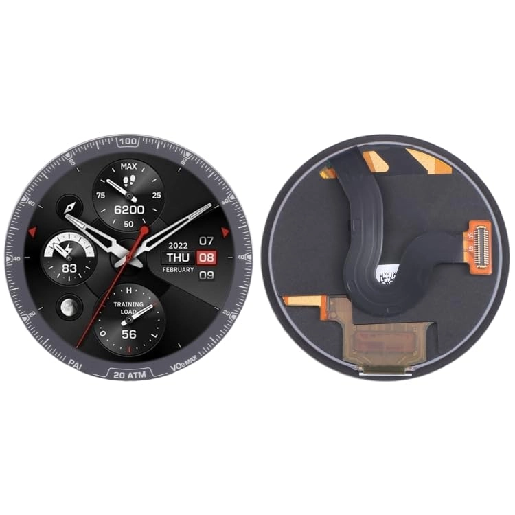 LCD Screen Digitizer Full Assembly With Frame for AMAZFIT Falcon - Red