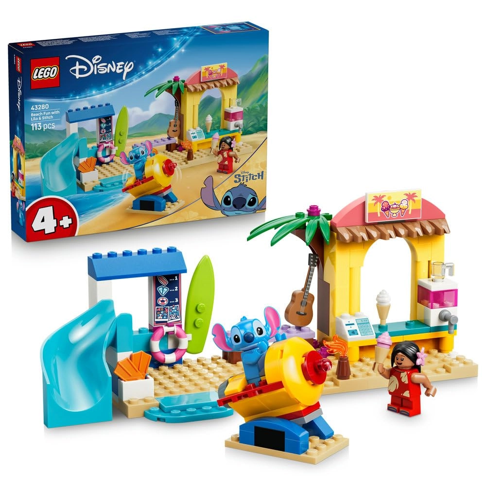 LEGO Disney Beach Fun with Lilo & Stitch (43280)
