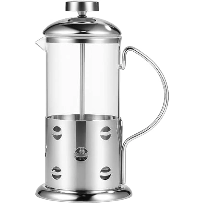 FITTO Coffee Pot Press Plunger Coffee Teapot - 350Mm