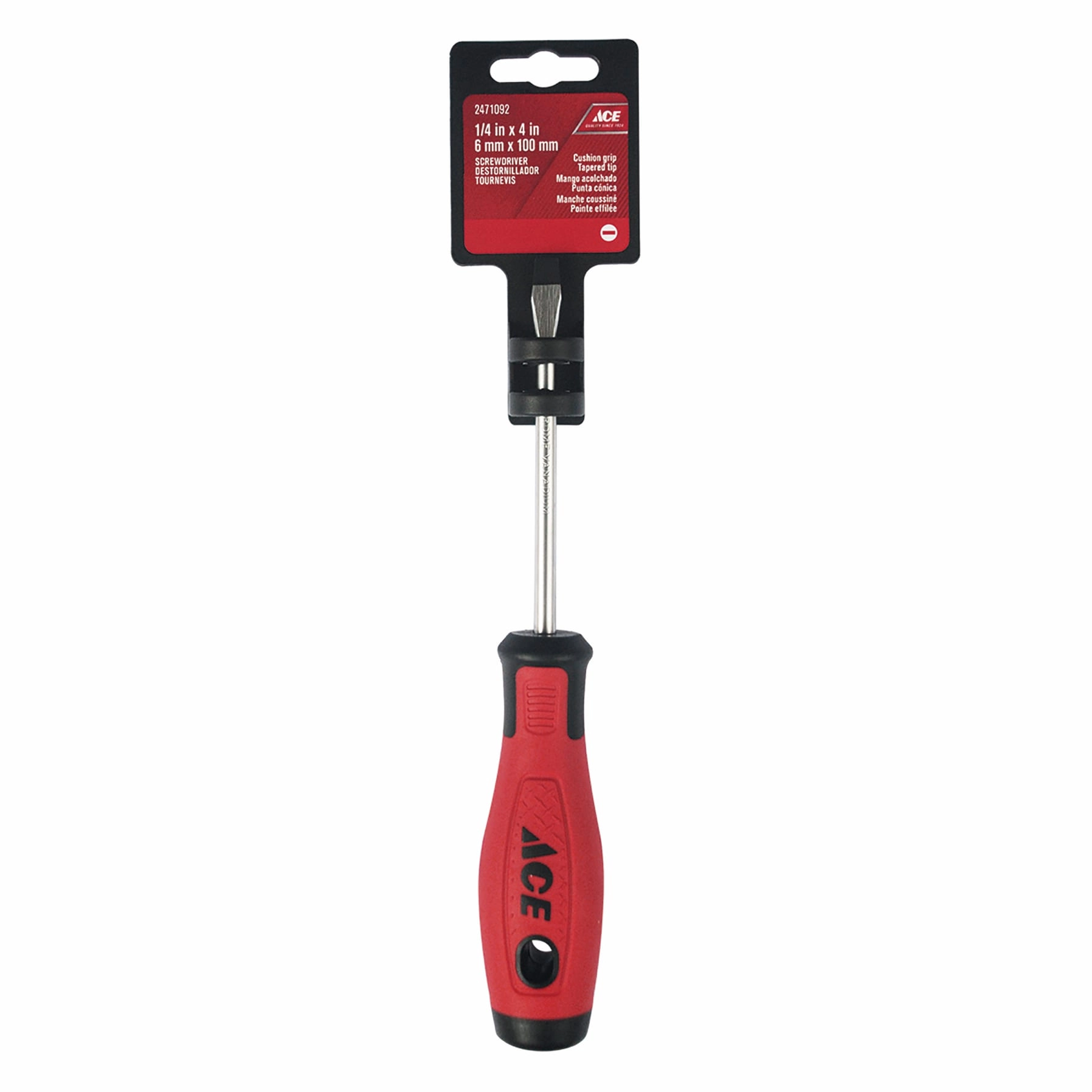 ACE Magnetic Slotted Screwdriver 6 x 100mm