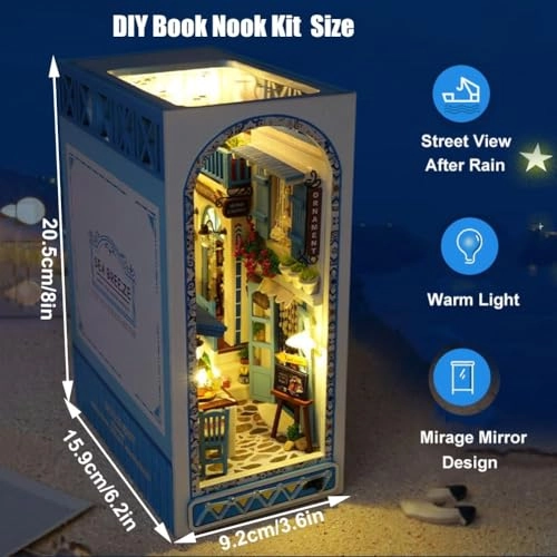 Book Nook Kit - DIY 3D Wooden LED