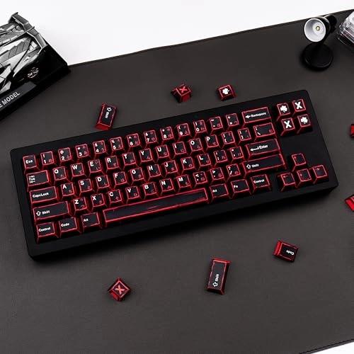 Manga Style PBT Keycaps Set - keyboard