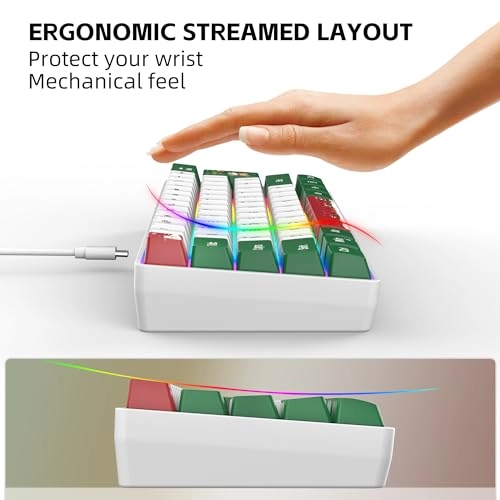 60% Wired Gaming Keyboard - USB-A