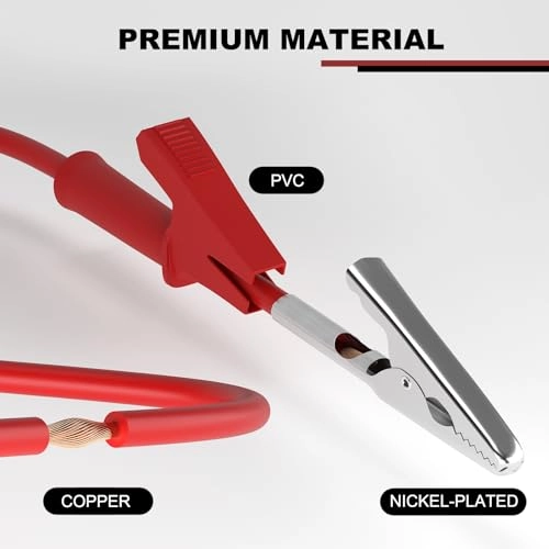 Alligator Clips Test Lead - 15A